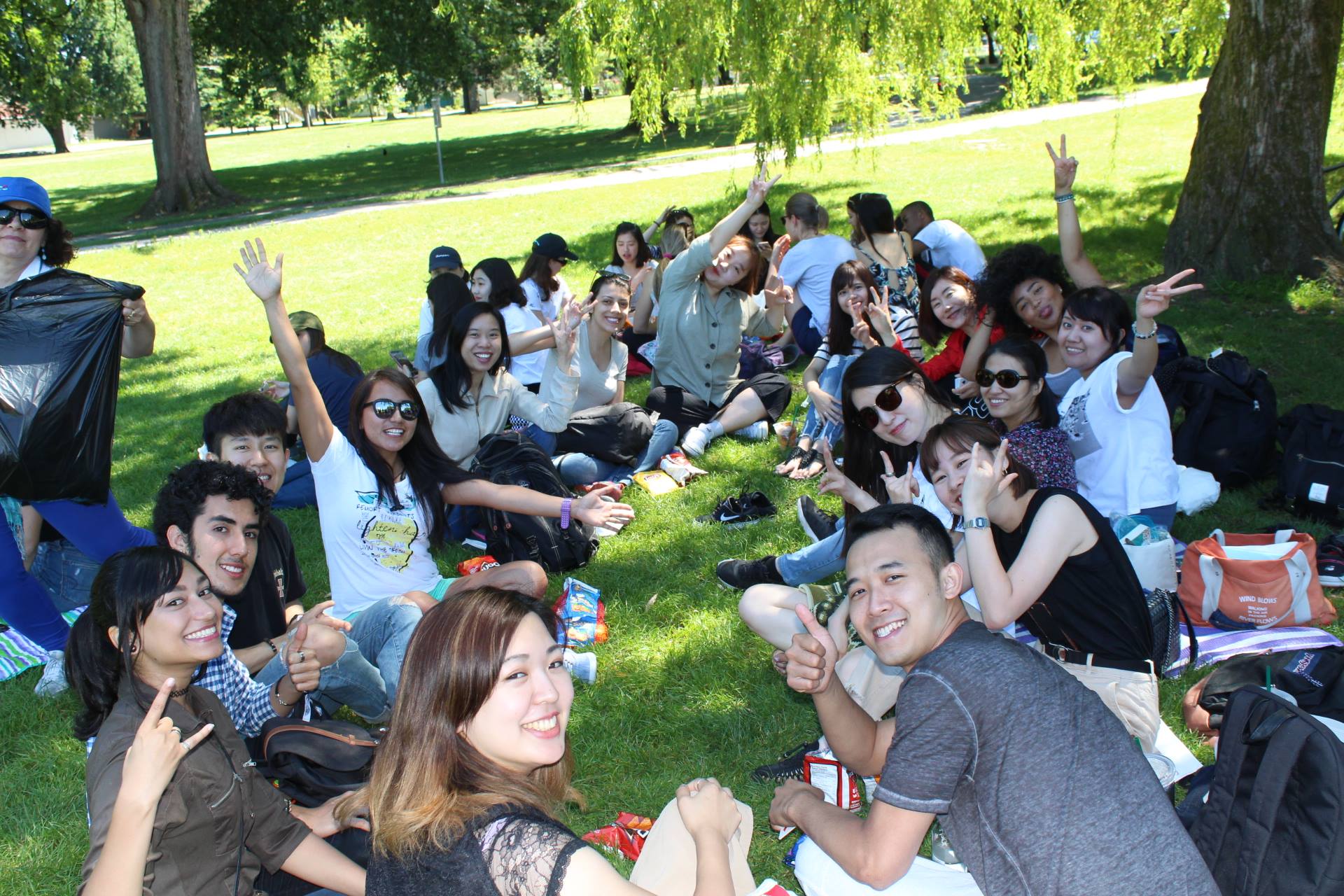 LCC hosts summer party in park for Vancouver ESL students