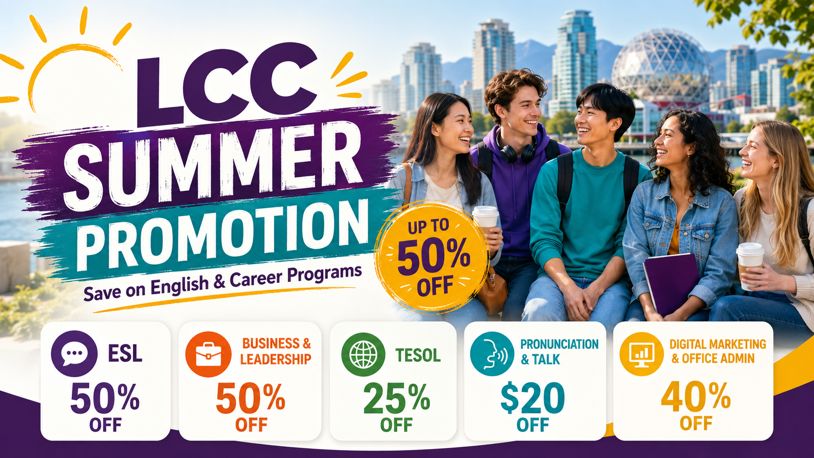 Limited-Time Summer Discounts at LCC